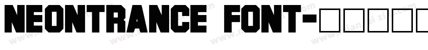 neontrance font字体转换